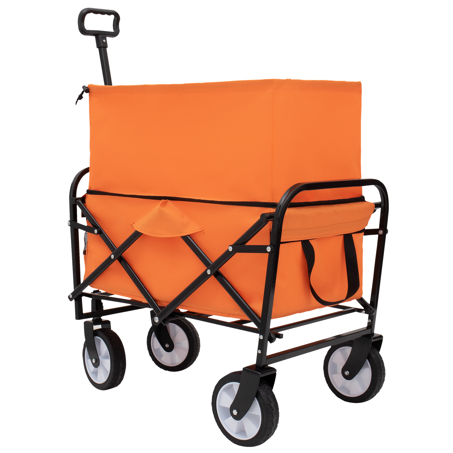 NIGSQJB Extension Collapsible Foldable Shopping Cart for Beach Camping Sports Gardening Fishing