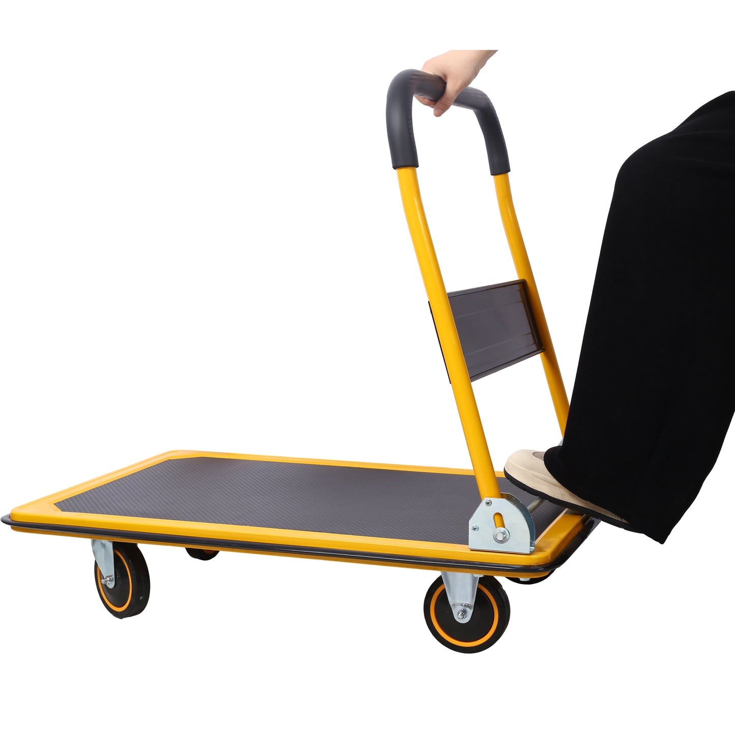 NIGSQJB 330lbs Foldable Platform Truck Push Dolly