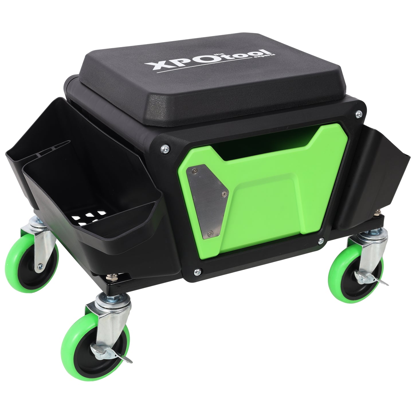 NIGSQJB 330lb Heavy Duty Roller Creeper Seat w/ 360° Wheels Storage Drawer