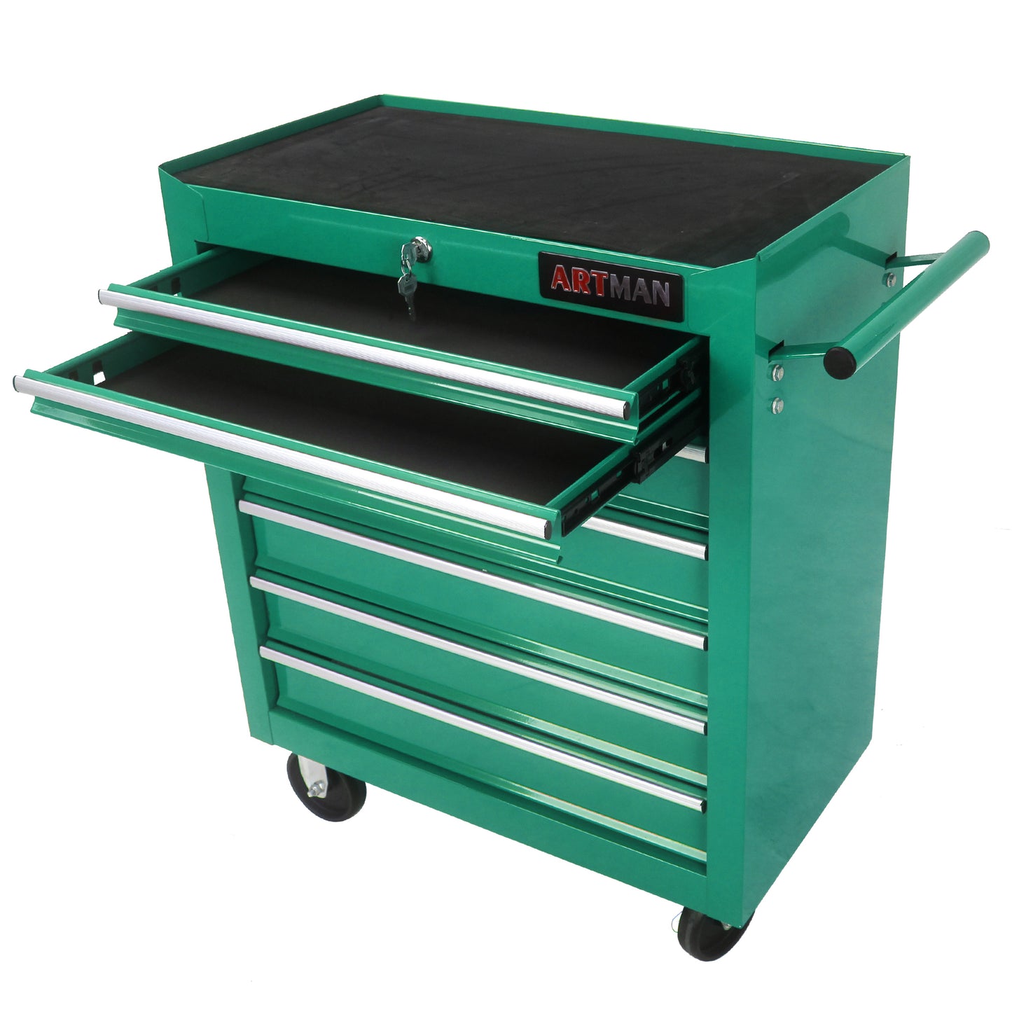 NIGSQJB 29.9"H Multifunctional Tool Chest with 4 Wheels & 7 Drawers