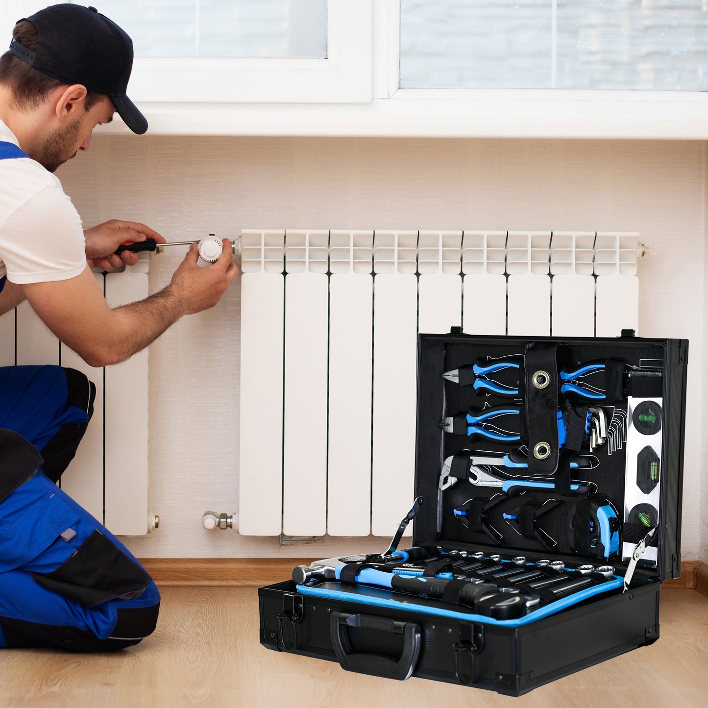 NIGSQJB 247pcs Mechanic Tool Set for Home