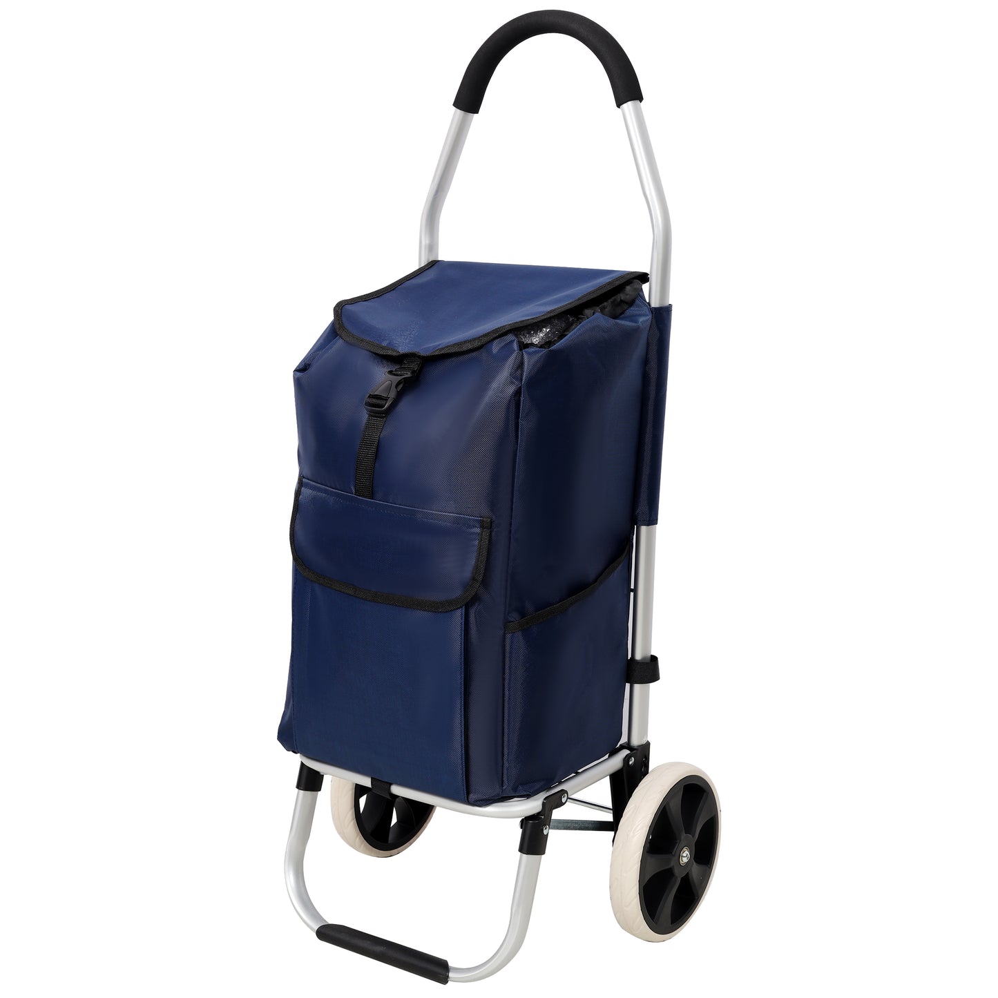 NIGSQJB Ultra-Lightweight Foldable Shopping Cart 42L Large Capacity