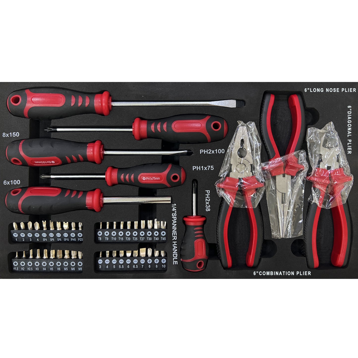NIGSQJB 439 Pcs Tool Sets with 3 Drawers Tool Box Organizer