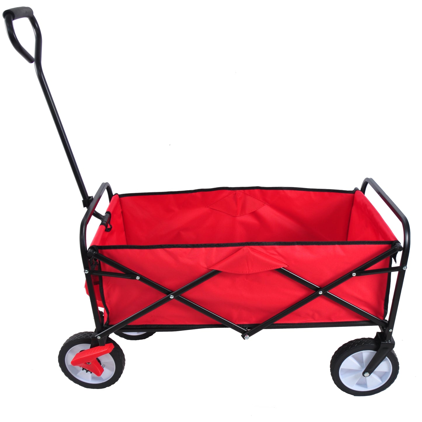 NIGSQJB Folding Shopping Cart with Wheels 150lbs Capacity