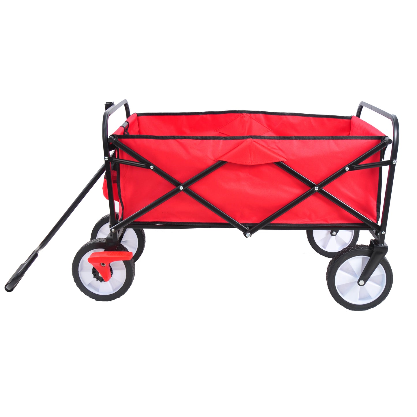 NIGSQJB Folding Shopping Cart with Wheels 150lbs Capacity