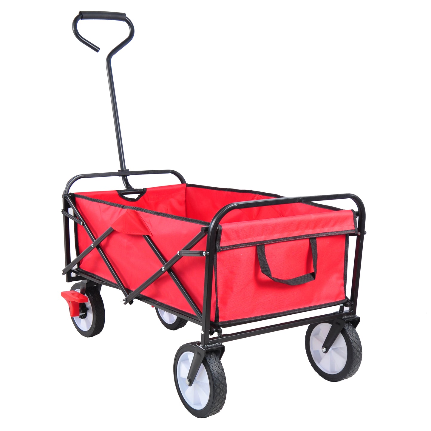 NIGSQJB Folding Shopping Cart with Wheels 150lbs Capacity