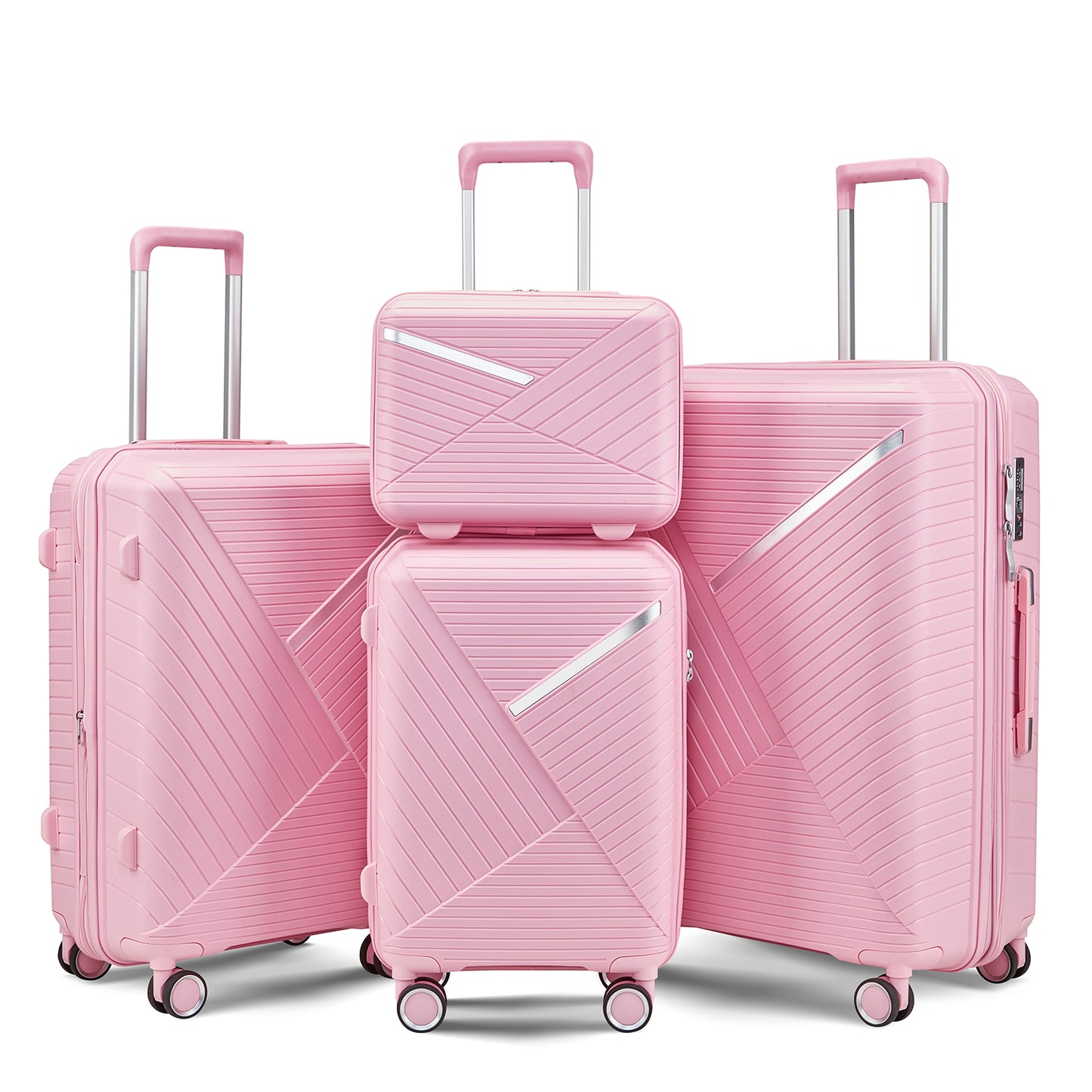 NIGSQJB 4 Piece Luggage Sets (14/20/24/28 in)