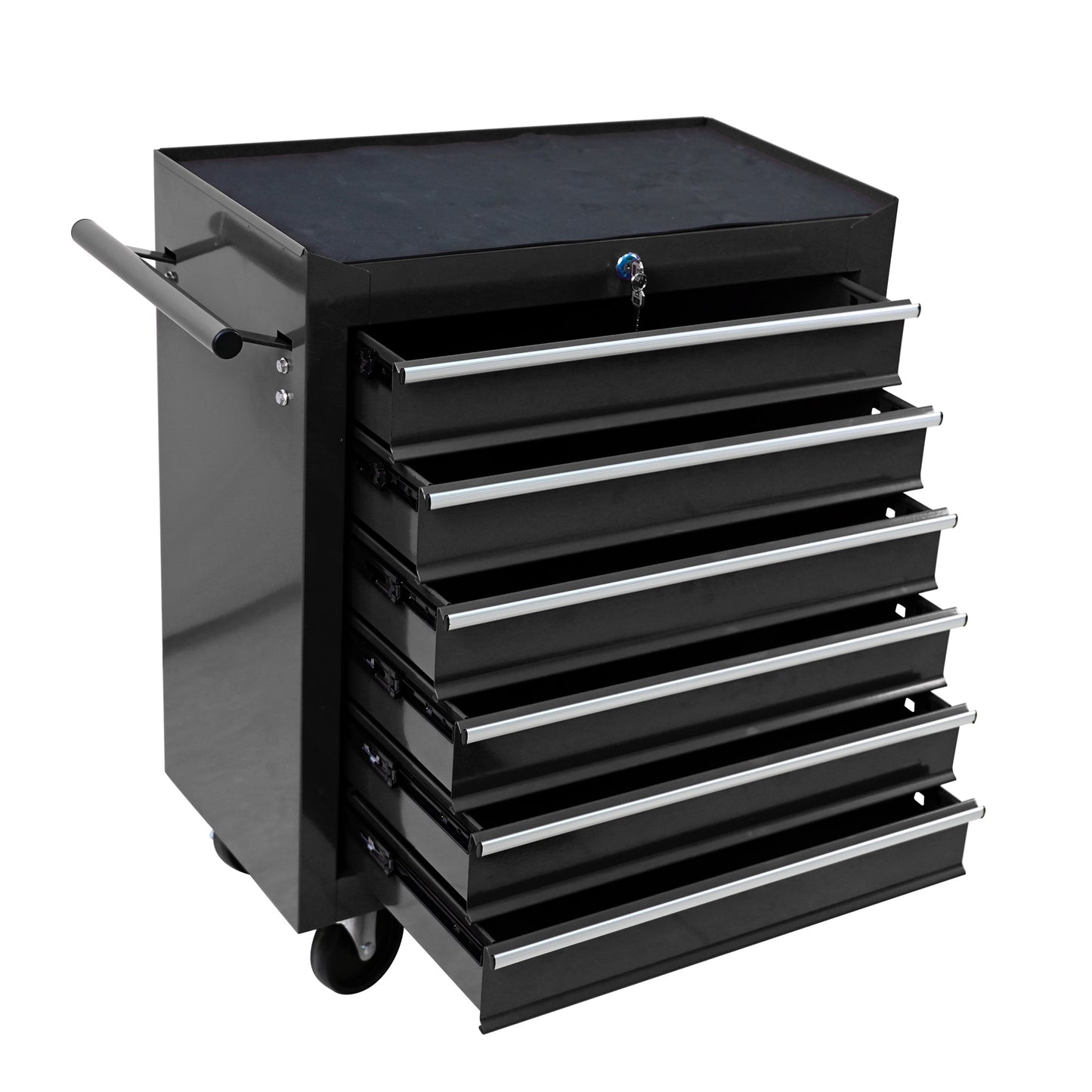 NIGSQJB 29.9"H Multifunctional Tool Chest with 4 Wheels & 7 Drawers