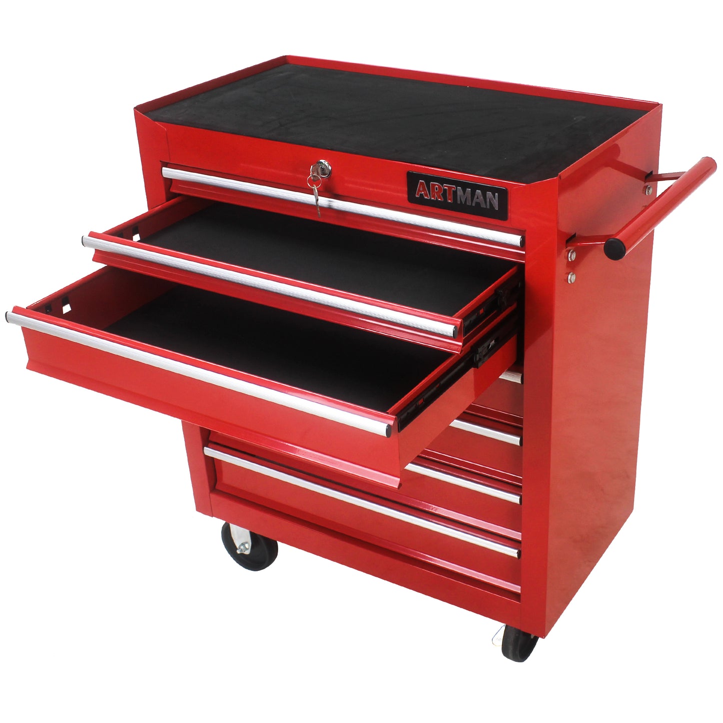 NIGSQJB 29.9"H Rolling Tool Box Cart with 7 Drawers