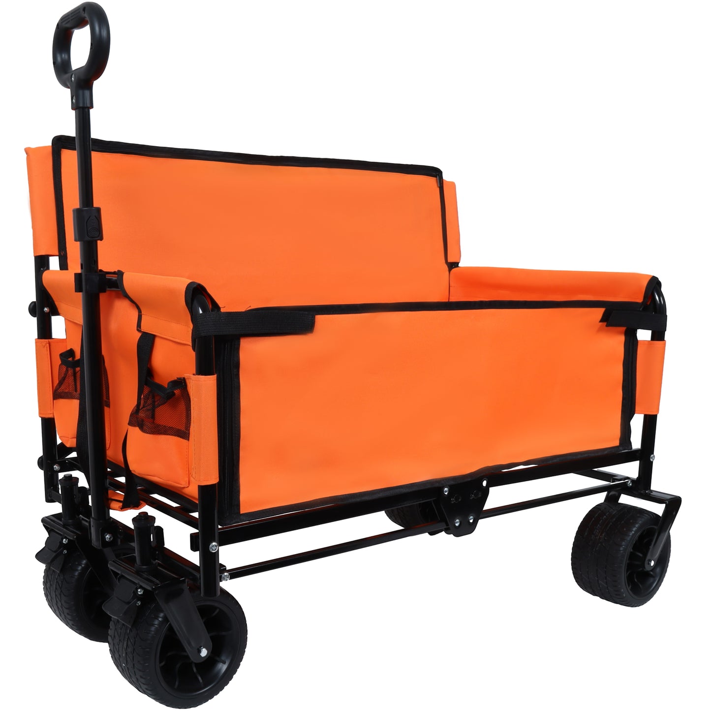 NIGSQJB 3-in-1 Convertible Folding Wagon Cart with 500lbs 180L Capacity