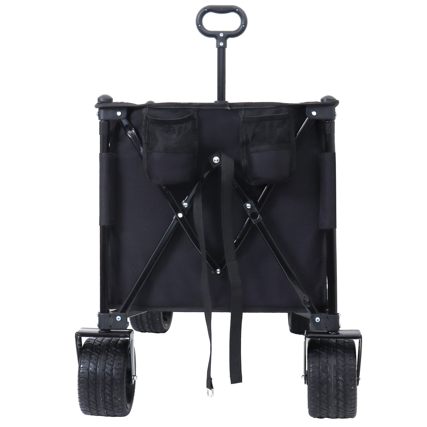 NIGSQJB Foldable Shopping Cart with Heavy-Duty Wheels & 480lbs Load Capacity