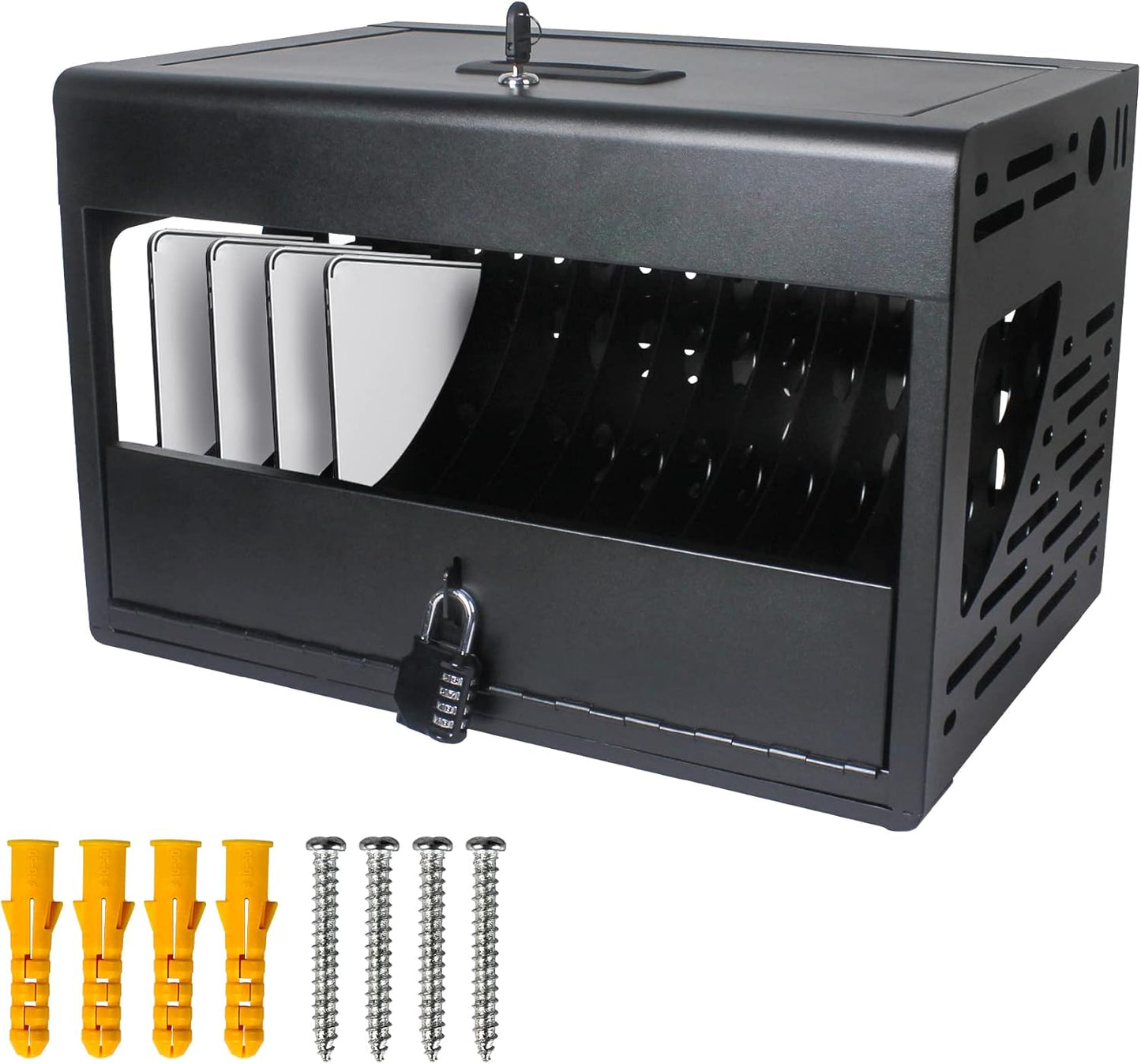 NIGSQJB 16-Unit Charging Cabinet for Laptops & Tablets