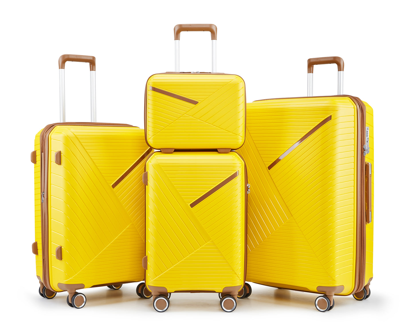 NIGSQJB 4 Piece Luggage Sets (14/20/24/28 in)