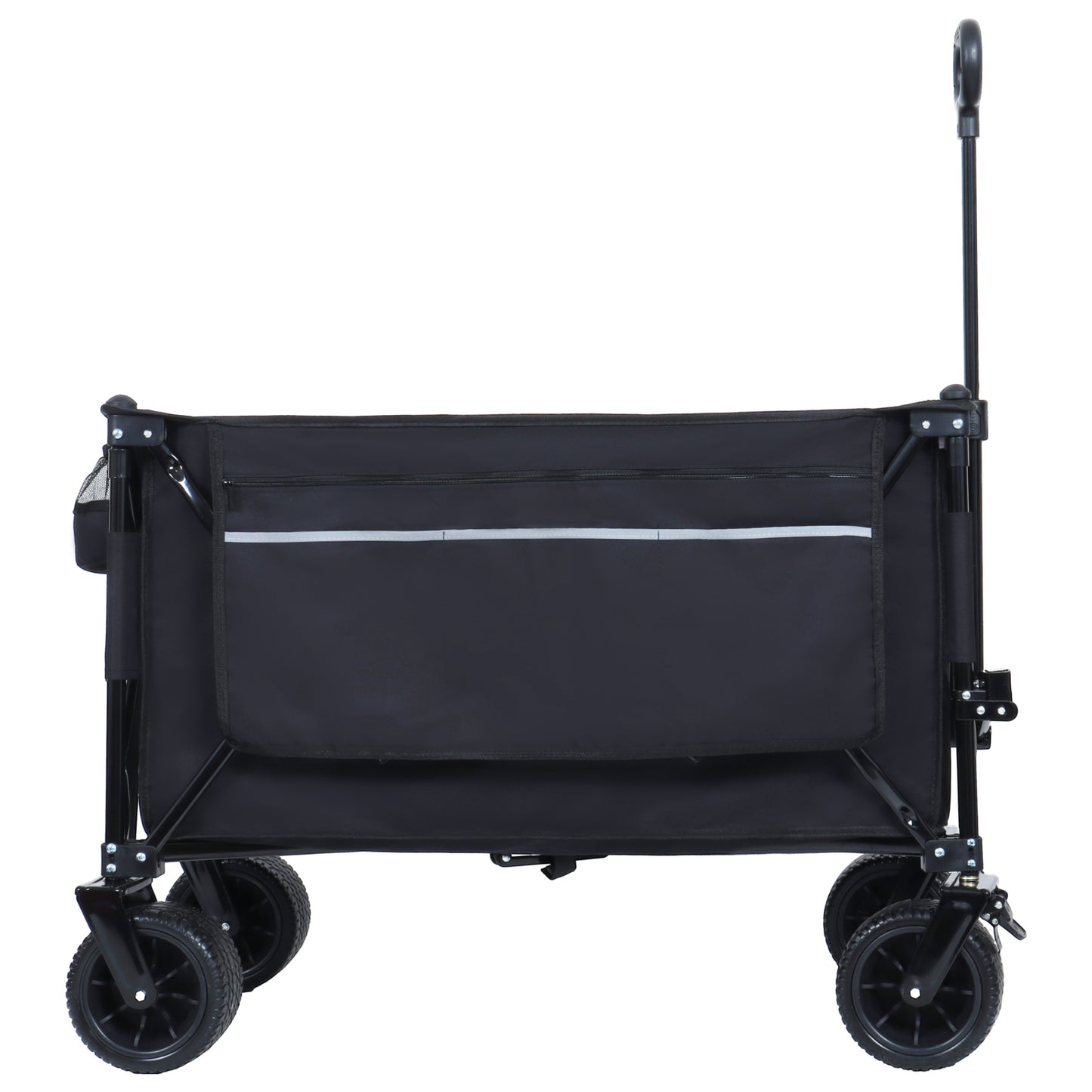 NIGSQJB Foldable Shopping Cart with Heavy-Duty Wheels & 480lbs Load Capacity