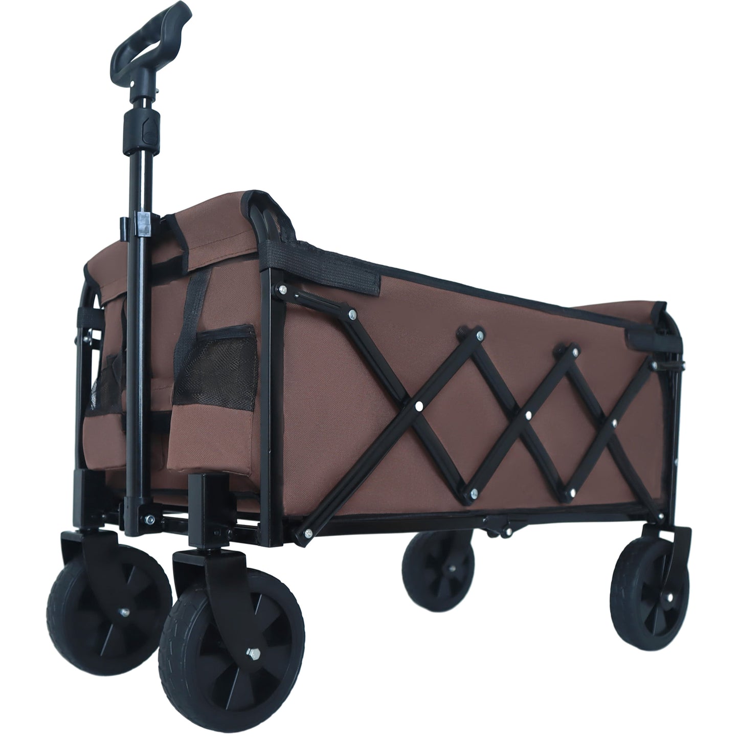 NIGSQJB Expandable Dual-Layer Utility Wagon with 100% Extra Space