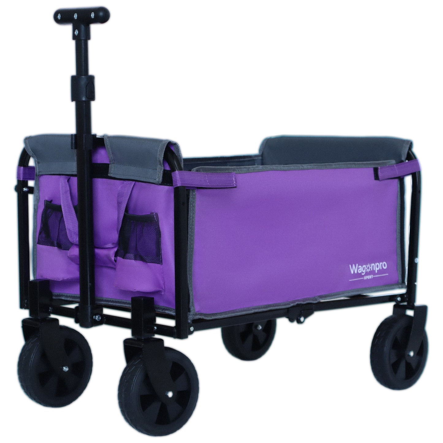 NIGSQJB Expandable Dual-Layer Utility Wagon with 100% Extra Space