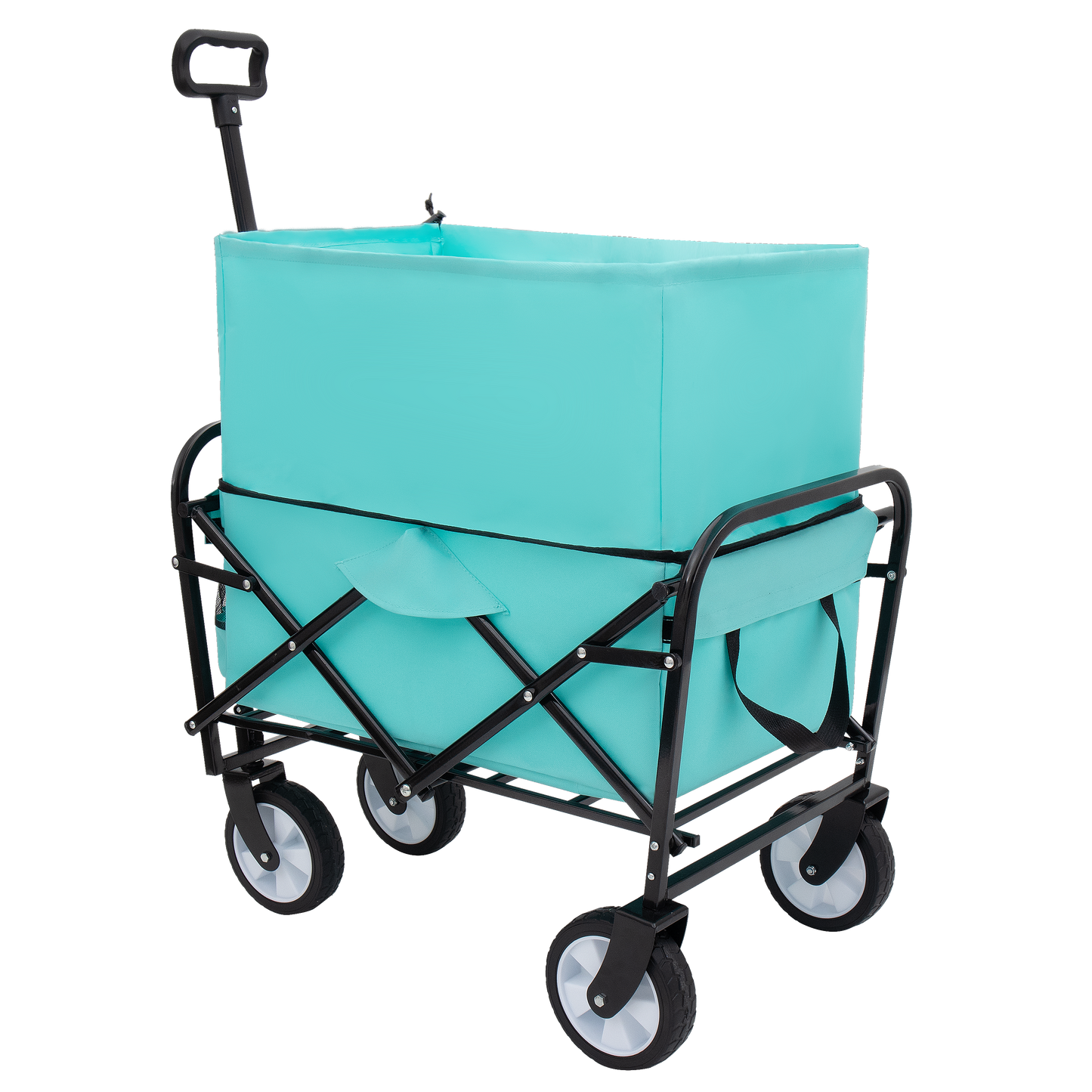 NIGSQJB Heavy Duty Utility Wagon Cart Extension Foldable