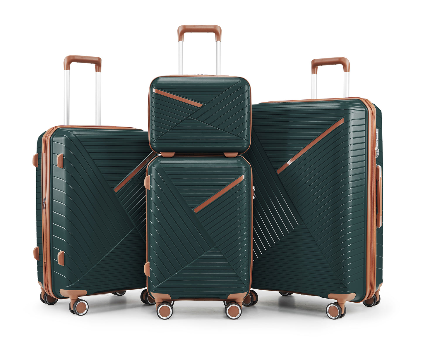 NIGSQJB 4 Piece Luggage Sets (14/20/24/28 in)