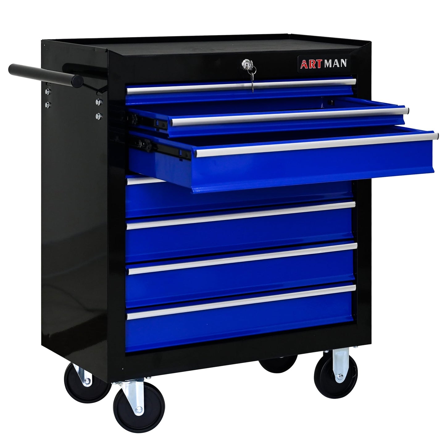 NIGSQJB 29.9"H Rolling Tool Box Cart with 7 Drawers