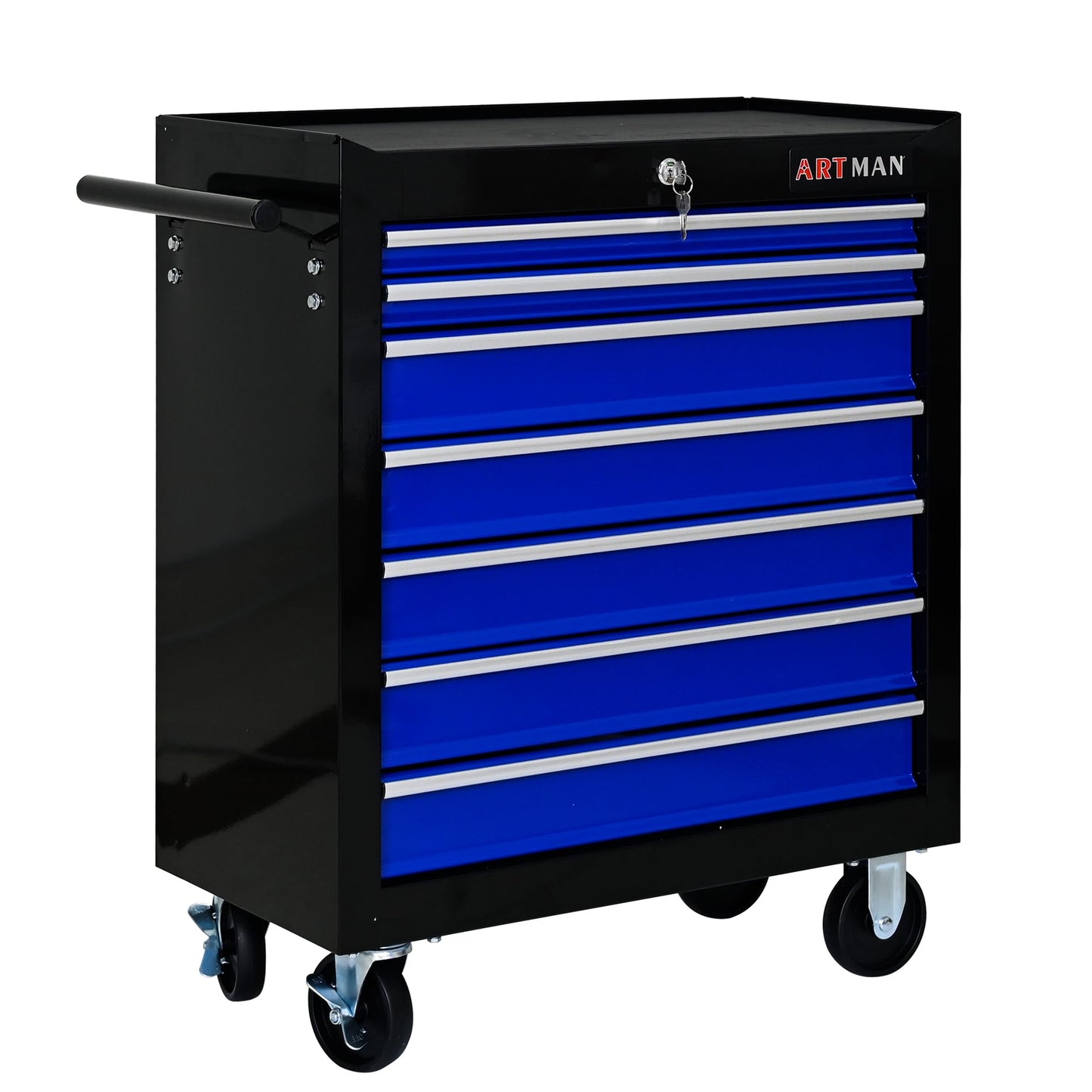 NIGSQJB 29.9"H Rolling Tool Box Cart with 7 Drawers