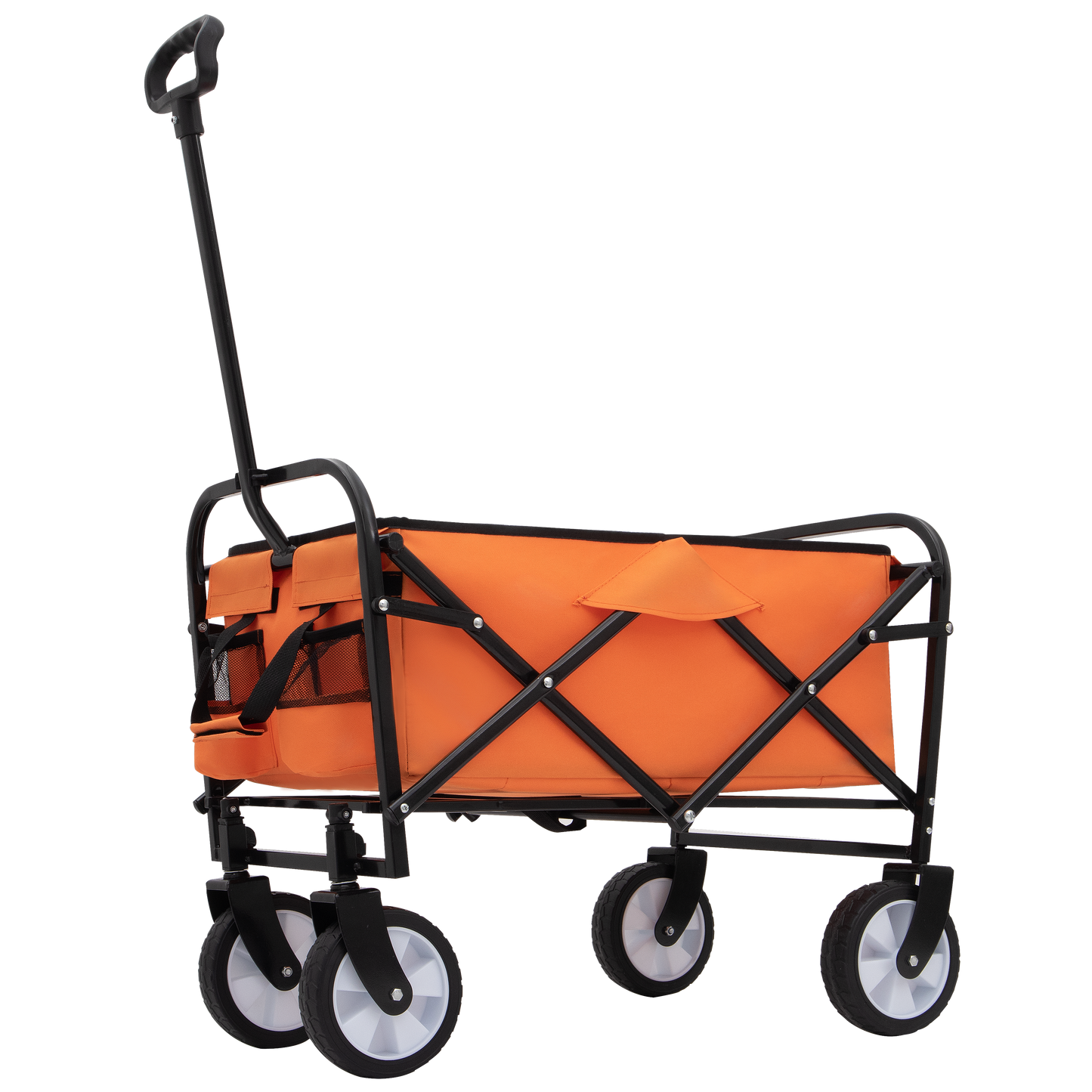 NIGSQJB Extension Collapsible Foldable Shopping Cart for Beach Camping Sports Gardening Fishing