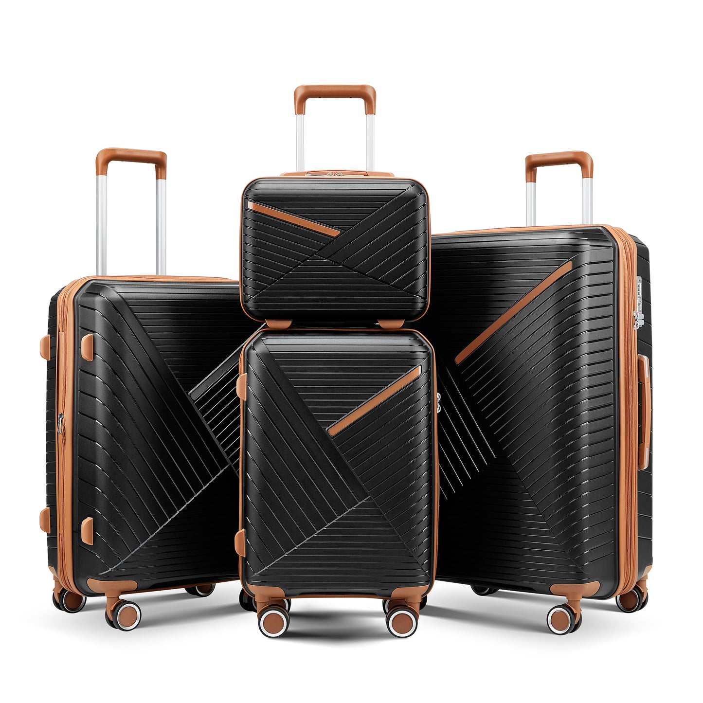 NIGSQJB 4 Piece Luggage Sets (14/20/24/28 in)