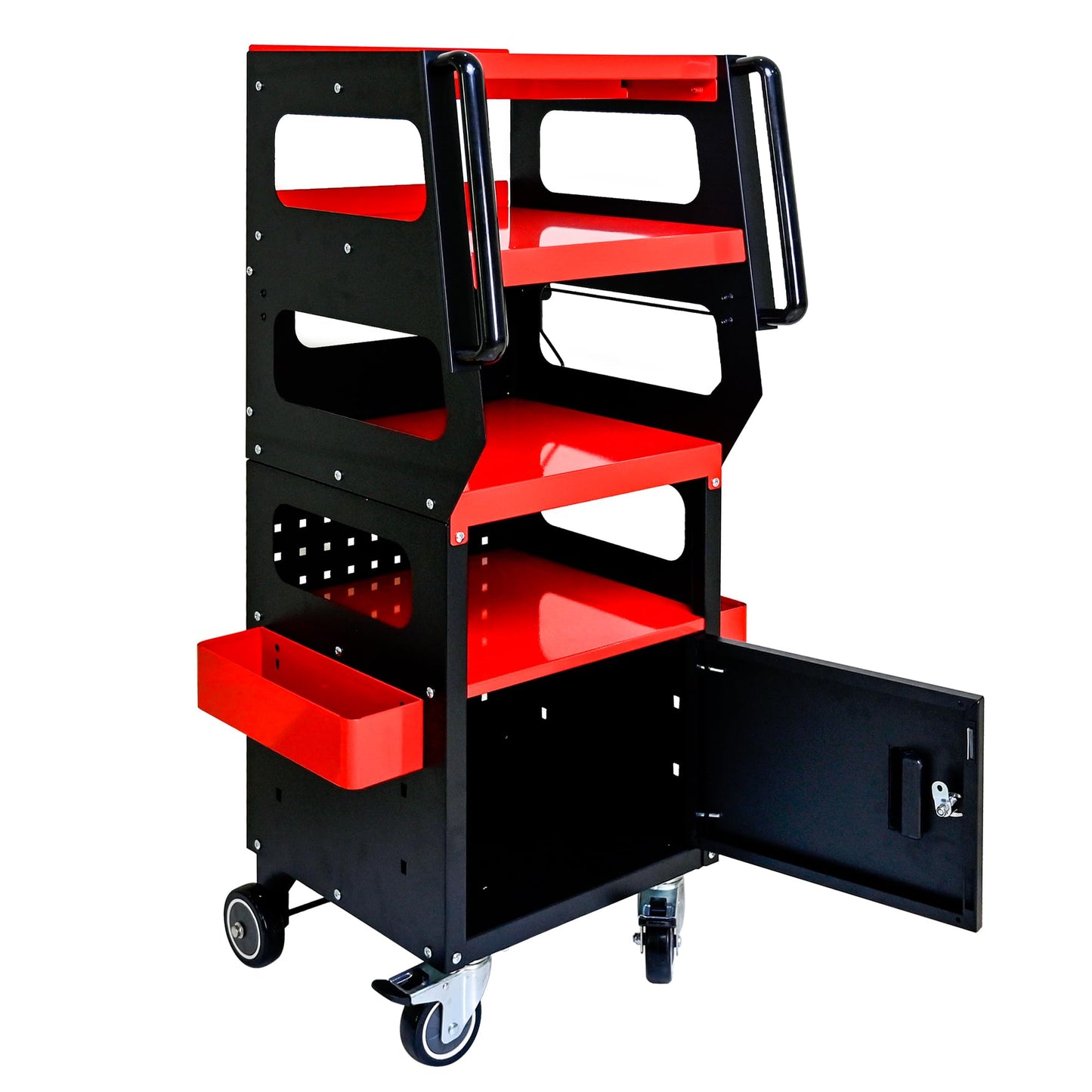 NIGSQJB 4-Tier Multifunctional Tool Chest Cart on Wheels