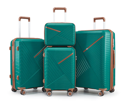 NIGSQJB 4 Piece Luggage Sets (14/20/24/28 in)