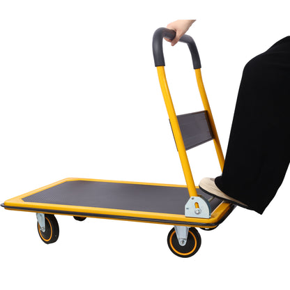 NIGSQJB 330lbs Foldable Platform Truck Push Dolly