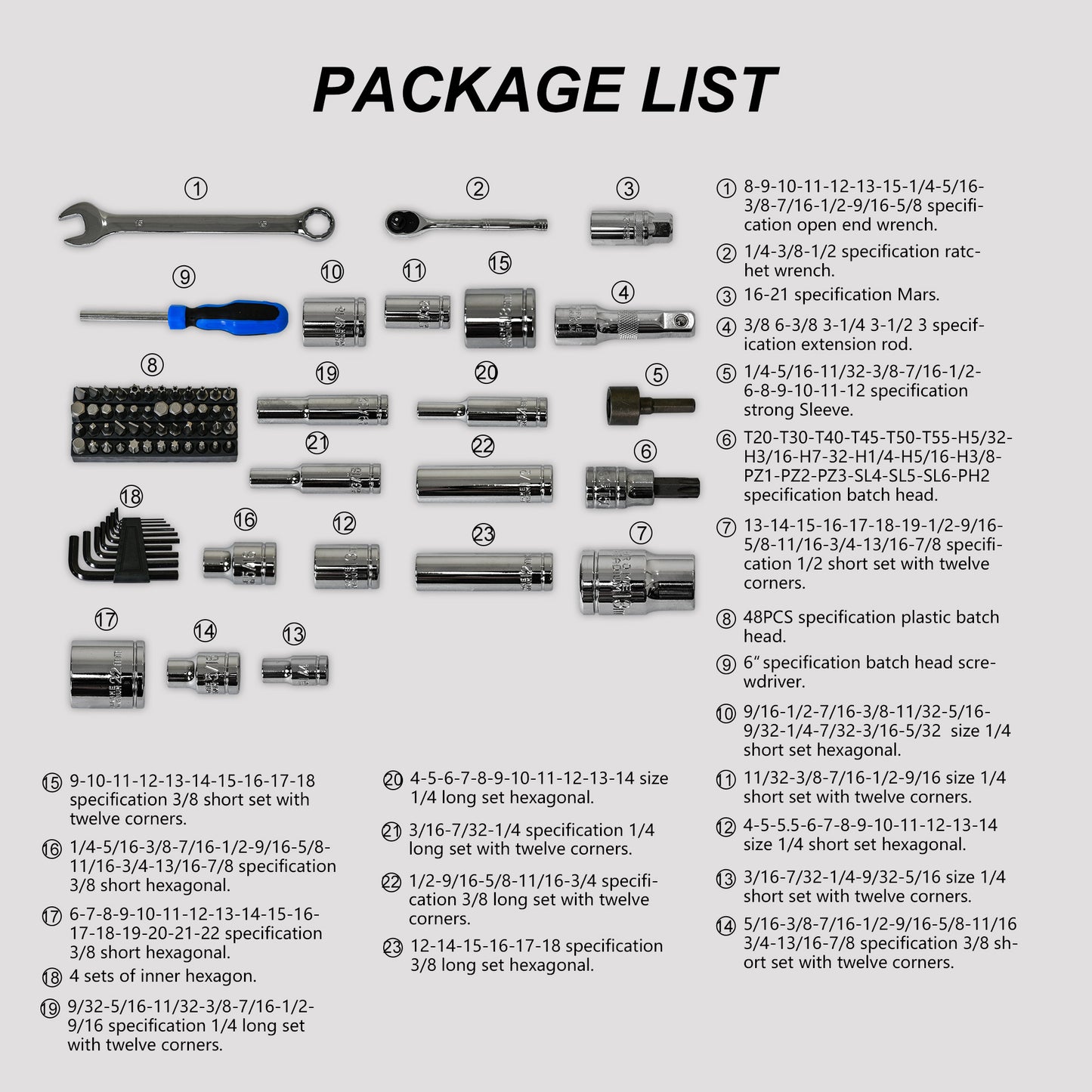 NIGSQJB 266 Piece Home Repair Tool Kit with Drawers