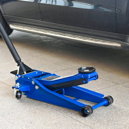 NIGSQJB 3-Ton (6600 lbs) Heavy Duty Horizontal Double Pump Floor Jack with Foot Pedal