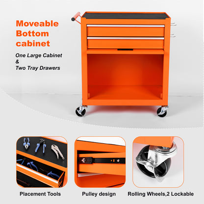NIGSQJB 8-Drawers Tool Chest on Wheels,Yellow