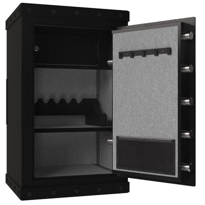 NIGSQJB 3 Unlock Way Safe Storage Cabinet, 28.3x16.5x14.9″ Steel Safe Box Storage Locker for Home, Office, School, Black