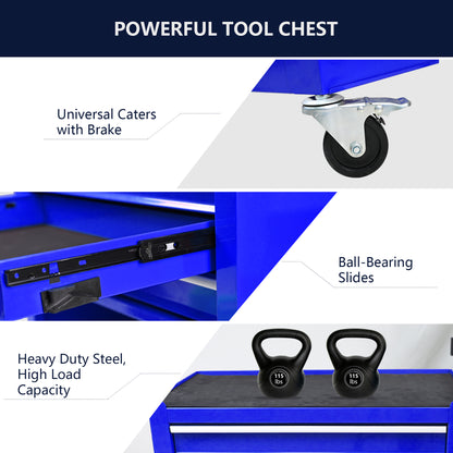 NIGSQJB 29.9"H Rolling Tool Box Organizer with 4 Drawers