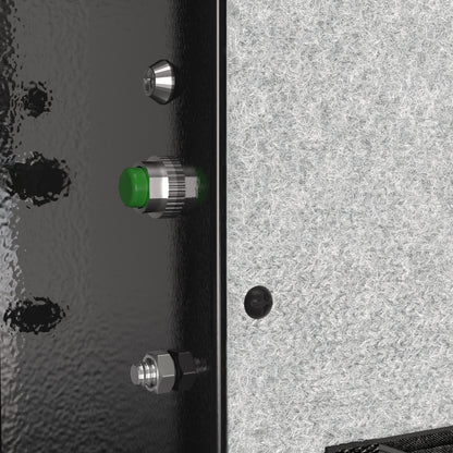 NIGSQJB 3 Unlock Way Safe Storage Cabinet, 20.4x16.5x14.1″ Steel Safe Box Storage Locker for Home, Office, School, Black