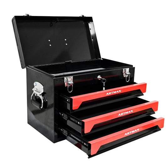 NIGSQJB Portable Tool Box Organizer with 3 Drawers