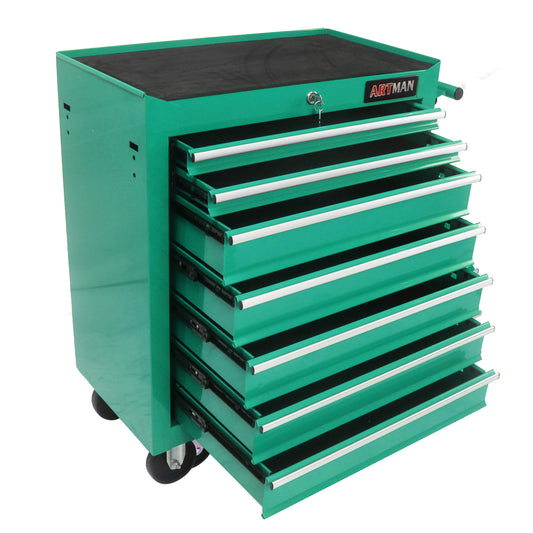 NIGSQJB 29.9"H Multifunctional Tool Chest with 4 Wheels & 7 Drawers