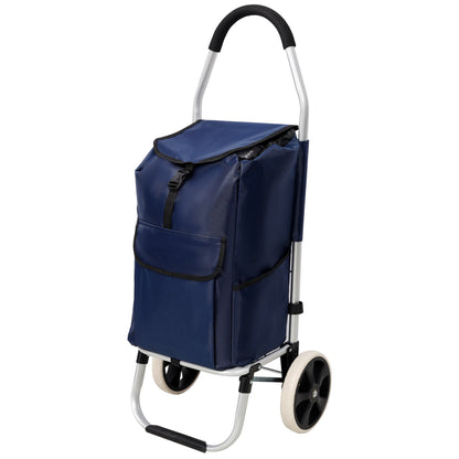 NIGSQJB Ultra-Lightweight Foldable Shopping Cart 42L Large Capacity