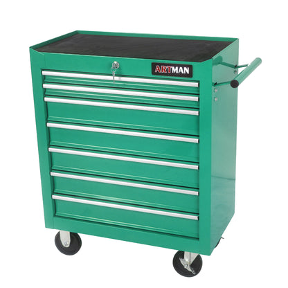 NIGSQJB 29.9"H Multifunctional Tool Chest with 4 Wheels & 7 Drawers
