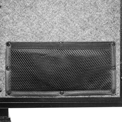 NIGSQJB 3 Unlock Way Safe Storage Cabinet, 20.4x16.5x14.1″ Steel Safe Box Storage Locker for Home, Office, School, Black