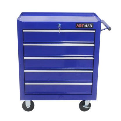 NIGSQJB 29.9"H Rolling Tool Chest Box with 5 Large Drawers