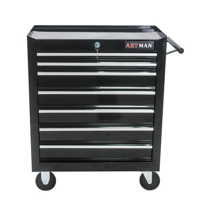 NIGSQJB 29.9"H Rolling Tool Box Cart  with 7 Drawers