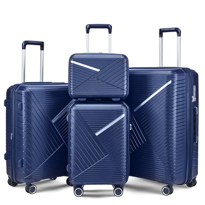 NIGSQJB 4 Piece Luggage Sets (14/20/24/28 in)