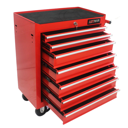NIGSQJB 29.9"H Rolling Tool Box Cart  with 7 Drawers