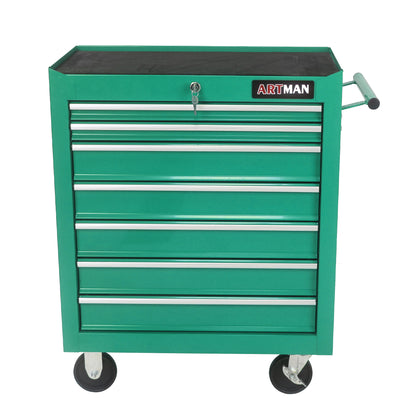 NIGSQJB 29.9"H Rolling Tool Box Cart  with 7 Drawers