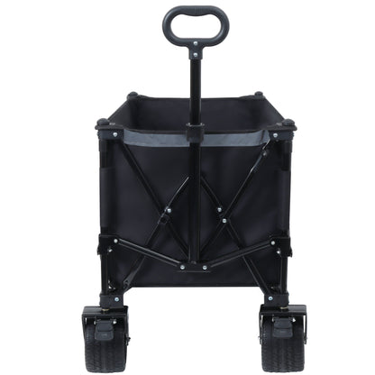 NIGSQJB Foldable Shopping Cart with Heavy-Duty Wheels & 480lbs Load Capacity