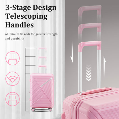 NIGSQJB 4 Piece Luggage Sets (14/20/24/28 in)
