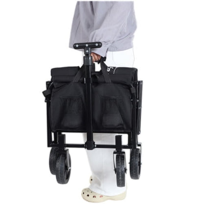 NIGSQJB Expandable Dual-Layer Utility Wagon with 100% Extra Space