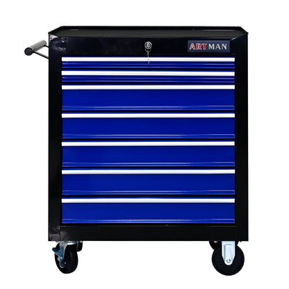 NIGSQJB 29.9"H Rolling Tool Box Cart  with 7 Drawers