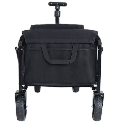 NIGSQJB Expandable Dual-Layer Utility Wagon with 100% Extra Space